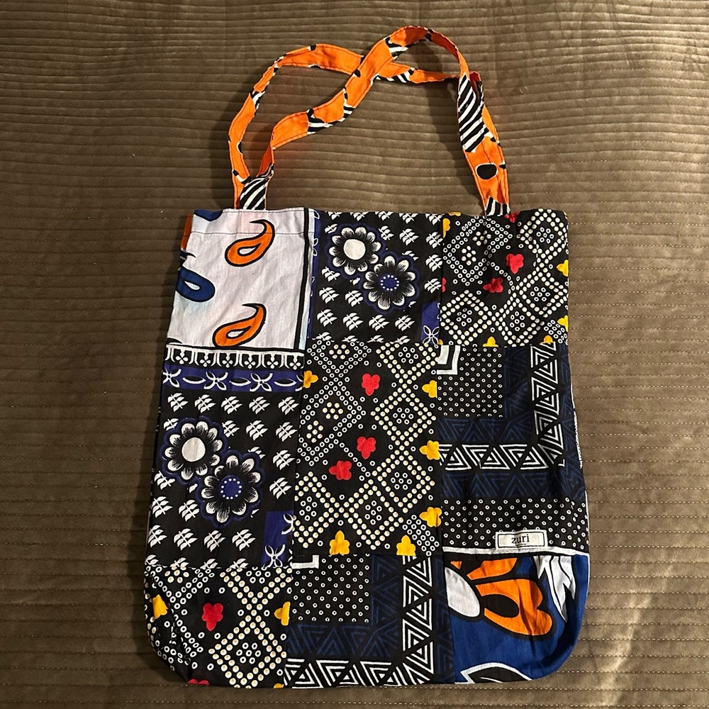 Zuri Patchwork Tote Bag